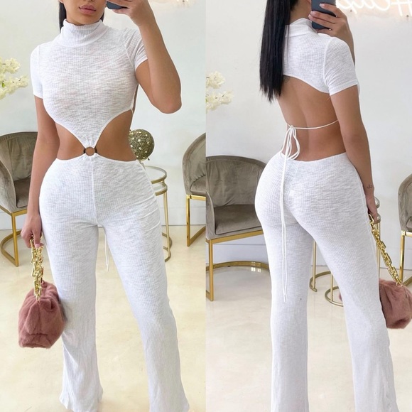 NEW Ribbed jumpsuit - Picture 4 of 4